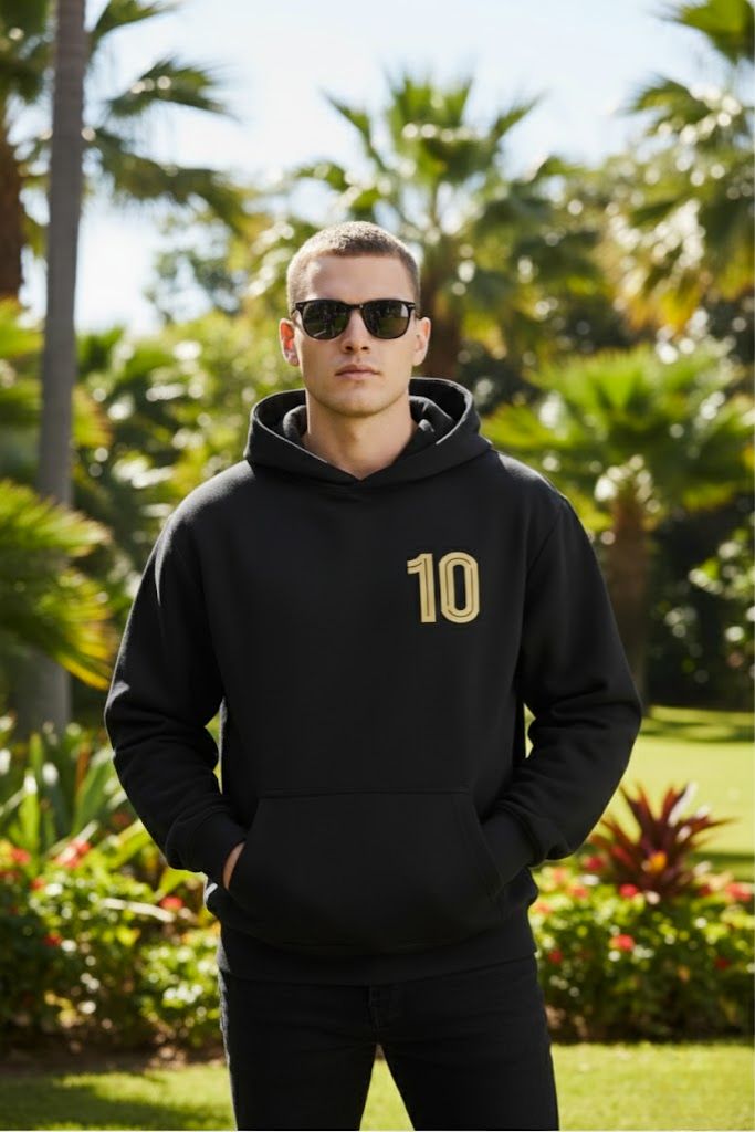 Black Messi Hoodie